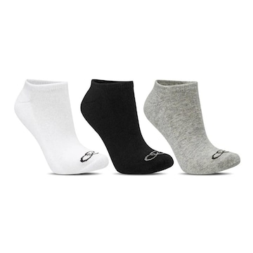 Meia Cano Curto Olympikus - 3 Pares - Masculina