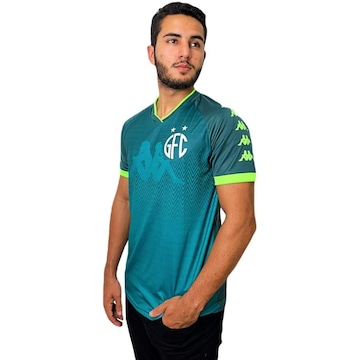 Camisa do Guarani 2024 Aquecimento Kappa - Masculina