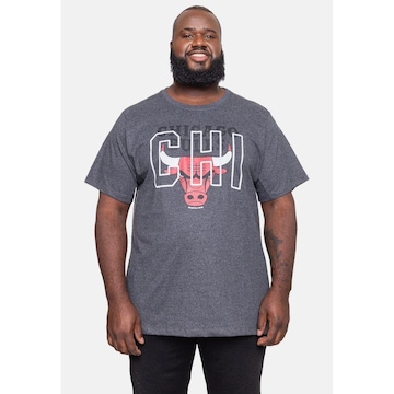 Camiseta NBA Plus Size City2City Chicago Bulls - Masculina