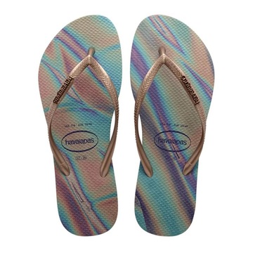 Chinelo Havaianas Slim Iridescent - Feminino