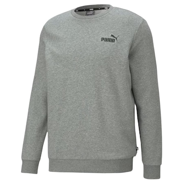 Blusão de Moletom Puma Essential Small Logo Crew - Masculino