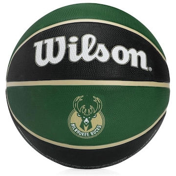 Bola de Basquete Wilson Nba Team Tribute Milwaukee Bucks Tam7