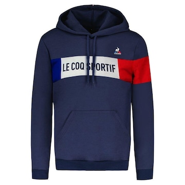 Blusão de Moletom Le Coq Sportif Tricolor Hoody - Masculino