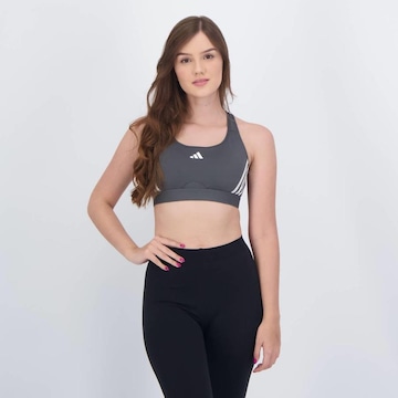 Top Fitness adidas Power 3 Listras - Feminino