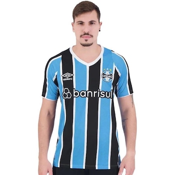 Camisa do Grêmio Oficial 1 2024 Umbro Torcedor - Masculina