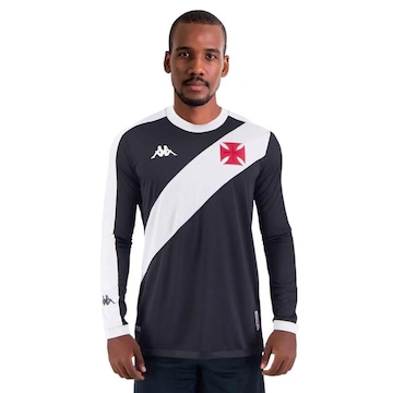 Camisa Manga Longa do Vasco da Gama I 2024/25 Kappa - Masculina