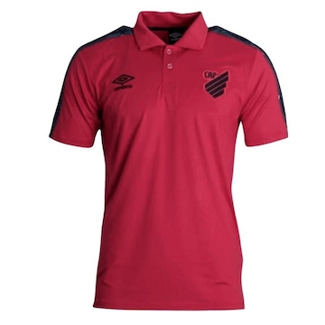 Camisa Polo do Atlético Paranaense 2022/23 Umbro Viagem - Masculina