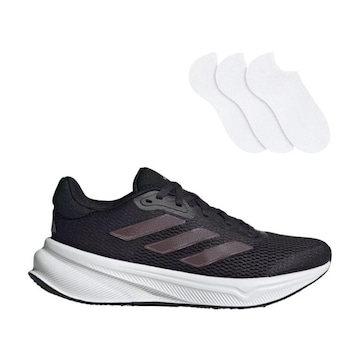 Kit Tênis adidas Response + 3 Pares de Meias - Feminino