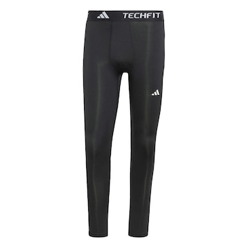 Calça Legging adidas Techfit Compression Long Três Listras - Masculina