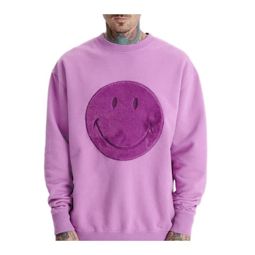 Blusão sem Capuz Baw Clothing Smiley Fury - Feminino