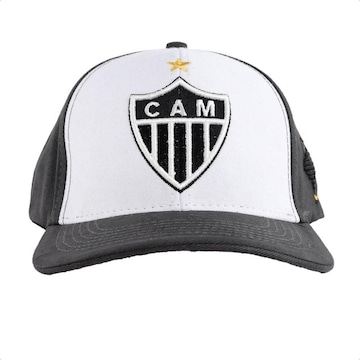 Boné Aba Curva Atlético Mineiro Oficial Logo - Snapback - Adulto