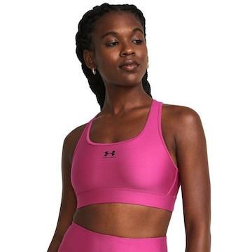 Top de Treino Under Armour Heat Gear Mid Padless - Feminino