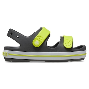 Sandália Crocs Crocband Cruiser Sandal T Slate - Infantil