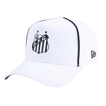 Boné Aba Curva New Era 9Forty Santos A-Frame Futebol - Snapback - Adulto