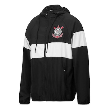 Jaqueta Corta Vento Spr Corinthians Escudo - Masculina