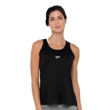 Camiseta Regata Speedo G Longa Interlock - Feminina