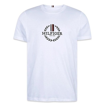 Camiseta Tommy Hilfiger Ab Global Stripe Wreath Tee - Masculina