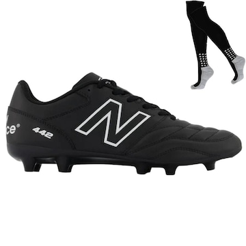 Chuteira de Campo New Balance 442 V2 Academy Fg + Meião - Adulto