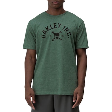 Camiseta Oakley Inc Skull Tee Surplus - Masculina