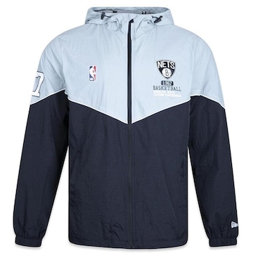 Jaqueta Corta Vento New Era Brooklyn Nets Club House - Masculino