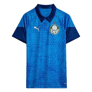 Camisa Polo Puma Palmeiras Treino e Viagem 2024 - Masculina