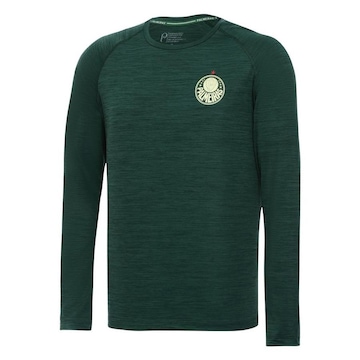 Camiseta Manga Longa Betel Palmeiras Trama Masculina