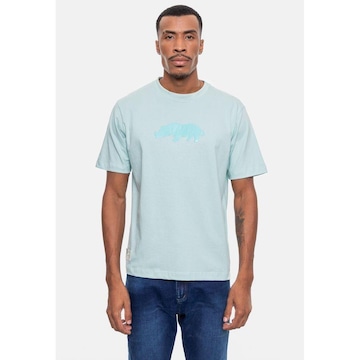 Camiseta Ecko Masculina Flat Rhino Verde Agua - Ecko - Masculino