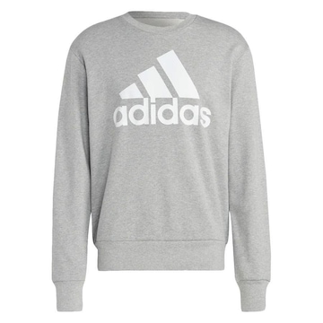 Moletom Essentials Big Logo Cinza - adidas - adidas