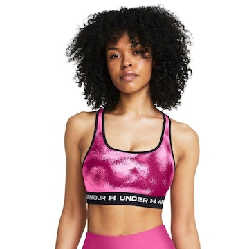 Top Under Armour Crossback Mid Print - Feminino