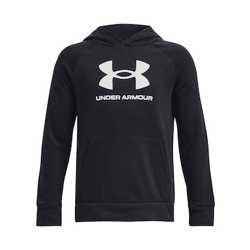 Blusão de Moletom Under Armour Rival Fleece Big Logo - Infantil