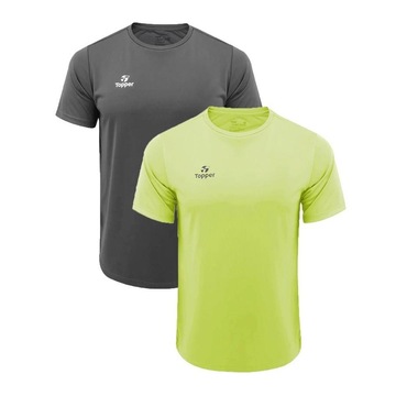 Kit Camiseta Topper Faster - 2 Unidades - Masculina