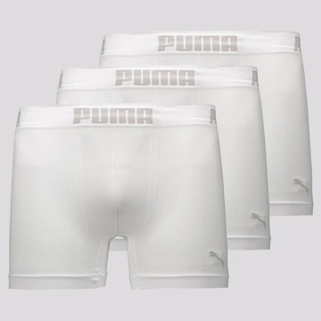 Kit Cueca Boxer Puma sem Costura - 3 Unidades - Masculina