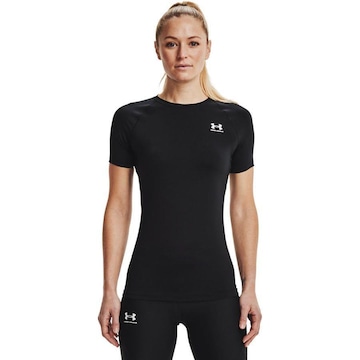 Camiseta de Compressão Under Armour Heatgear Authentics - Feminina