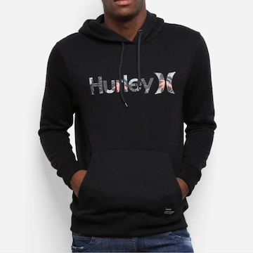 Blusão de Moletom Canguru Hurley Military - Masculino