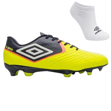 Chuteira de Campo Umbro Score e Meia - Adulto