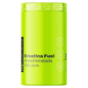 Creatina Monohidratada My Suplementos 100% Pura Creapure - Neutro - 1kg