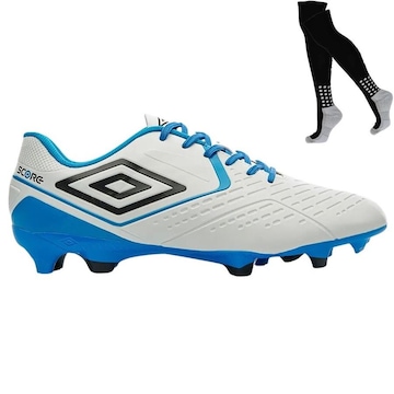 Chuteira de Campo Umbro Score + Meião - Adulto