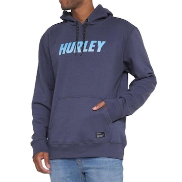 Blusão de Moletom Hurley Canguru Fastlane Pe - Masculino