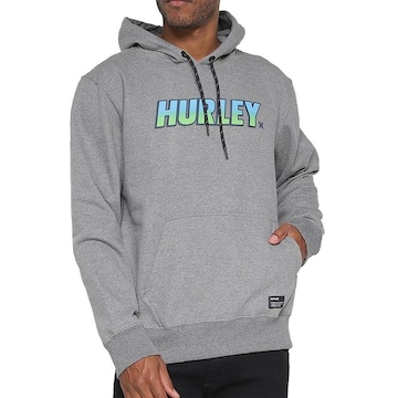 Blusão de Moletom Hurley Canguru Fastlane Pe - Masculino