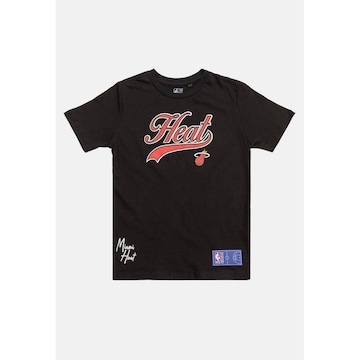 Camiseta Nba Old Logo Miami Heat - Infantil