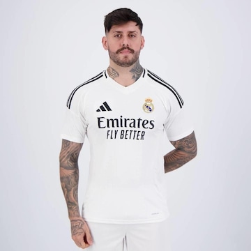 Camisa do Real Madrid I 2025 adidas 9 Mbappé - Masculina