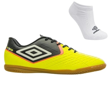 Kit Chuteira Futsal Umbro Score e Meia - Adulto