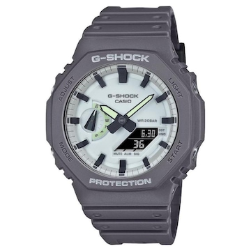 Relógio Casio G-Shock Ga-2100Hd-8Adr Hidden Glow Carbon Core Guard