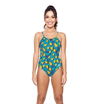 Maiô Speedo Tigercat Cross -  Feminino