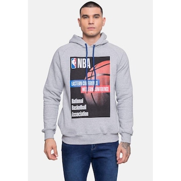 Blusão de Moletom com Capuz Nba Raglan Cover - Masculino