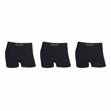 Cueca Hoahi 3X1 Boxer Poliamida - 3 Unidades - Masculina