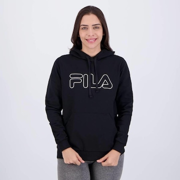 Blusão de Moletom com Capuz Fila Outline Basic - Feminino