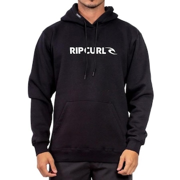 Blusão de Moletom com Capuz Rip Curl Brand Blade Hood Big - Masculino