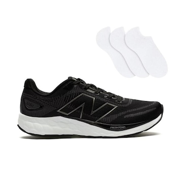 Kit Tênis New Balance Fresh Foam 680 V8 Masculino + 3 Pares De Meias