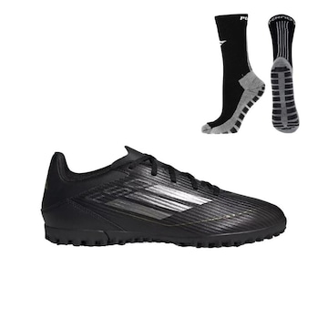 Chuteira Society Adidas F50 Club + Meia Antiderrapante - Adulto